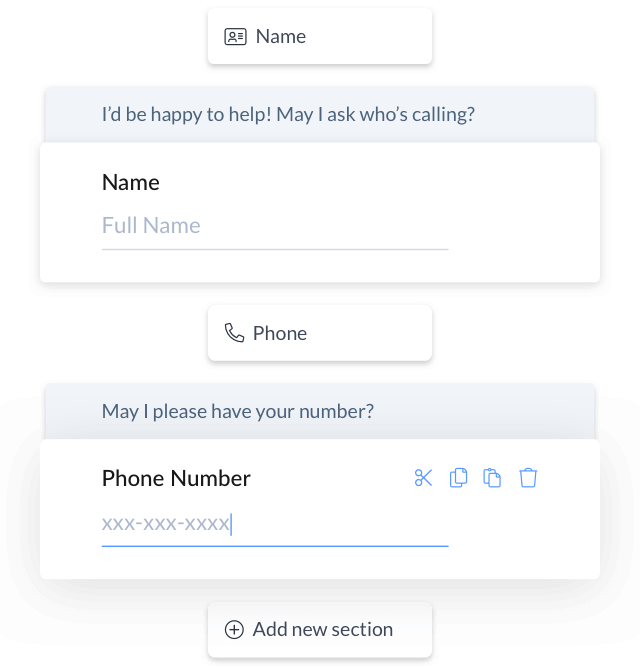 Lex custom script screen